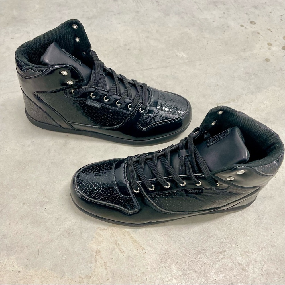 Brand New Parish Hi Top Patent Sneakers